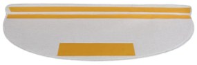 Čierno-biele nášľapy na schody v súprave 16 ks 20x65 cm Golden Marble – Vitaus