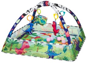 Hracia deka s hrazdou a loptičkami Dino Forest