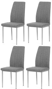 Sada jedálenských stoličiek DCL-379 GREY2, 4 ks
