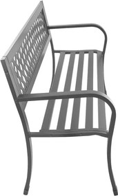 Hliníková záhradná lavička 125 x 53 x 77 cm