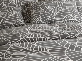 Obliečky z mikrovlákna CHARCO sivé Rozmer obliečky: 70 x 90 cm | 140 x 200 cm