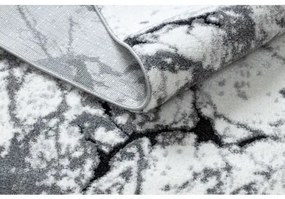 Moderný koberec COZY 8871 Marble, Mramor - Štrukturálny, dve vrstvy rúna sivá Veľkosť: 140x190 cm