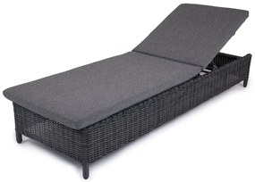 Tmavosivé luxusné ležadlo Garde | ratanea.sk