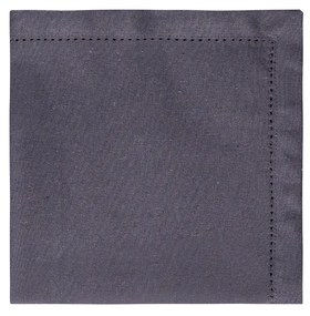 Oceľové sivé bavlnené obrúsky 45 x 45 cm 2 ks – Basic Ambiente - 596402