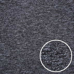 Betap, Metrážny koberec Debut 79, na mieru, šíře 4m, čierna, filc, detská izba