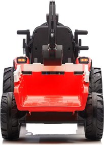 LEAN CARS Batériové rýpadlo SX2068 červené