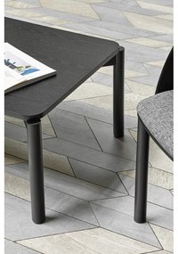 Čierny konferenčný stolík Teulat Atlas, 110 x 60 cm