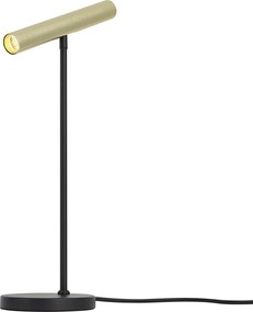 Moderná stolná lampa zlatá vrátane LED s dotykovým stmievačom - Neva