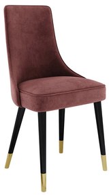 Stolička Araceli 3, Dostupné poťahy: Magic Velvet 2258, Farby nožičiek: čierna / čierna + zlatá