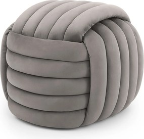 Taburet Nilo světle šedý