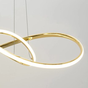 Toolight Toolight, LED stropné svietidlo, neutrálne svetlo 4000K, 32W, APP1601-CP, zlatá lesklá, OSW-05478