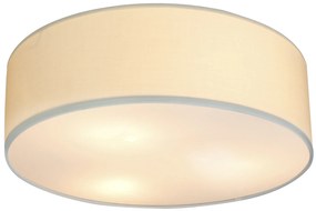 CLX Stropné prisadené osvetlenie CORIGLIANO-ROSSANO, 3xE27, 40W, 40cm, okrúhle, krémové