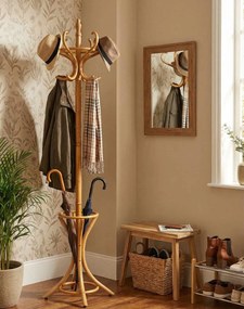 Drevený vešiak na oblečenie W30 – jelša