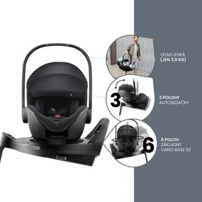 Autosedačka set Baby-Safe Pro + Vario Base 5Z + autosedačka Dualfix 5z Classic - deep grey