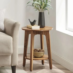 Konferenčný stolík NORDIC, 40x50cm, hnedá Vasagle