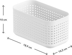 Rotho Úložný box do zásuvky, šatníkový organizér LISORA MINI, 19 x 10,5 x 10 cm