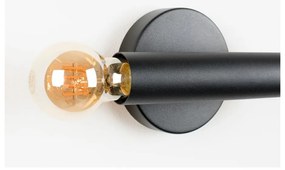 Čierne nástenné svietidlo Hawk - Zuiver