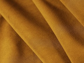Rohová pohovka milany do tvaru u 340 cm velvet žltá MUZZA