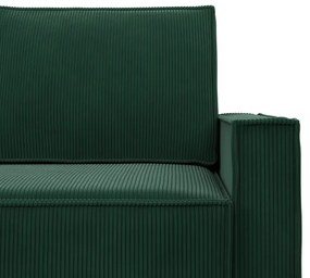 Trojmiestna rozkladacia sedačka NOTO fľaškovo zelená