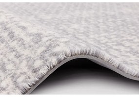 Svetlosivý vlnený koberec 133x180 cm Eden – Agnella