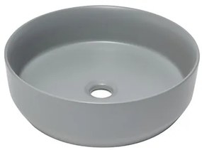 Umývadlo na dosku SAT Infinitio 39x39 cm sivá mat bez otvoru pre batériu SATINF3939LGRM, 1 ks