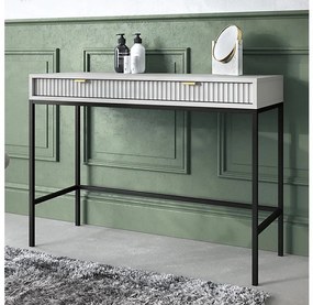 Konzolový stolík NOVA 77x104 cm šedá/čierna