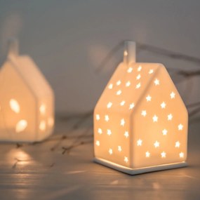 räder Porcelánový svietnik domček Stars