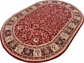 DC Koberec Orient ovál 006 červená Rozmer: 60×100 cm