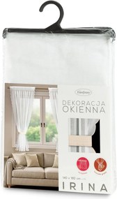 ZÁCLONA NA PÁSKE IRINA 140X180 CM BÉŽOVÁ
