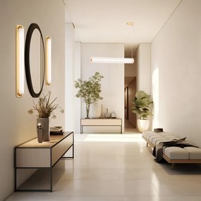 Argon 8622 - LED Nástenné svietidlo HAMPTON LED/34W/230V 3000K mosadz