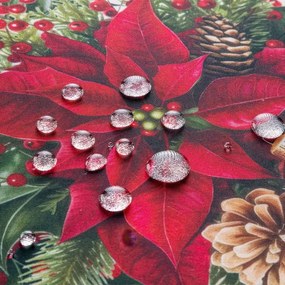 Stolový obrus s teflónovou úpravou CHRISTMAS STAR 120 x 160 cm