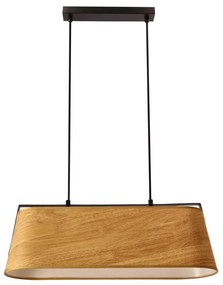 Luster na lanku MILBURY 2xE27/40W/230V hnedá