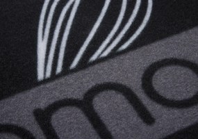 Hanse Home, Behúň Cook & Clean 105732 Black White Grey, 50x150, čierna, kuchyňa