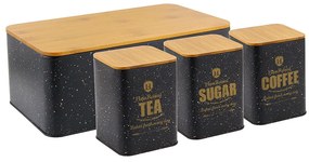 Haus Roland Chlebník + 3 dózy, čierny, zlatý