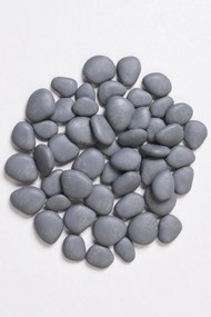 Dekoračné kamene COSTA, 20-40 mm, plast, sivá