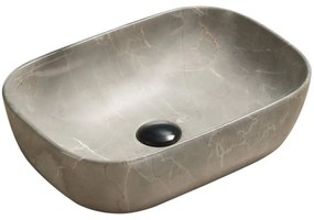 Mexen Rita umývadlo, 45 x 32 cm, imitácia kameňa-béžová, 21084597