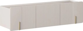 Závesný TV stolík Malmi 150 cm - kašmírová / zlatá