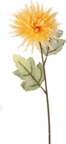 Umelá kvetina Chryzantéma 60 cm, žltá%