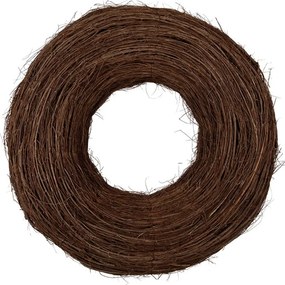 Prírodný hnedý prútený brestový veniec Elm XL - Ø 80*22 cm