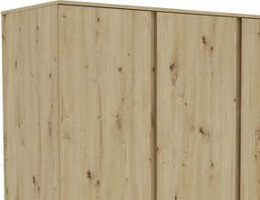 Šatníková skriňa Carlos, dub artisan, 152 cm