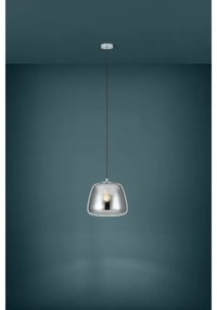 Eglo 39665 - Luster na lanku ALBARINO 1xE27/40W/230V pr. 35 cm dymová