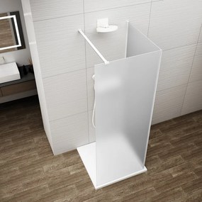 Polysan Polysan, ESCA COPPER MATT jednodielna sprchová zástena do priestoru, dymové sklo, 1100 mm, ES1411-10