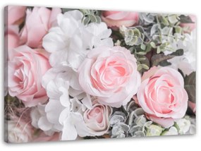 Gario Obraz na plátne Ružové ruže Rozmery: 60 x 40 cm