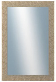 DANTIK - Zrkadlo v rámu, rozmer s rámom 40x60 cm z lišty Golf Champagne (2490)