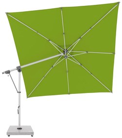 Doppler EXPERT 3 x 3 m – záhradný výkyvný slnečník s bočnou tyčou světle zelený (kód farby T841)