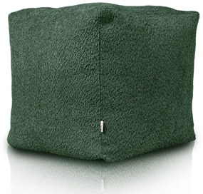 Taburetka Boucle tmavozelená