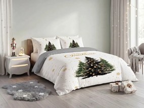 3D obliečky z mikrovlákna MERRY TREES biele Rozmer obliečky: 70 x 90 cm | 140 x 200 cm