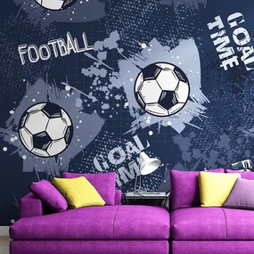 Tapeta futbalová lopta vo fialovom