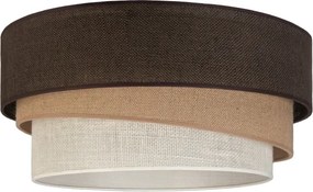 Brilagi - Stropné svietidlo TRIO 1xE27/60W/230V pr. 40 cm hnedá/béžová/biela
