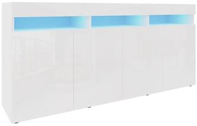 Komoda Izumi 175 WH biela mat/lesk